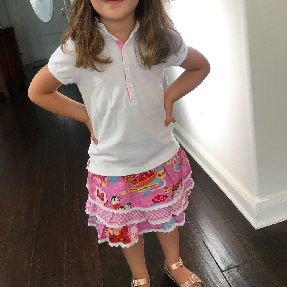 K.L.C Skirt. Girls size 3/4